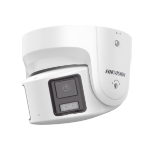 [ PROTECCIÓN ACTIVA ] Turret IP Panorámica 8 Megapixel / 180° / Imagen a Color 24/7 / PoE / WDR 130° / IP67 / ACUSENSE / Protección Activa (Luz Estroboscópica y Alarma Audible) / MicroSD