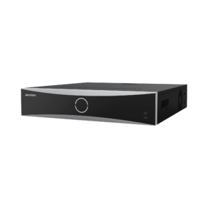 NVR 12 Megapixel (4K) / 32 Canales IP / Reconocimiento Facial / AcuSense (Evita Falsas Alarmas) / 8 Bahías de Disco Duro /  2 HDMI en 4K / Alarmas I/O