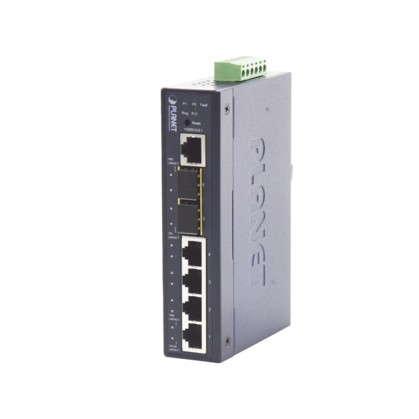 Switch Industrial Administrable Capa 2 con 4 Puertos 10/100/1000T y 2 Puertos SFP 1G/2.5G