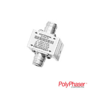 Protector RF Coaxial Para 1.5 a 700 Mhz Con Conectores N Hembra en Ambos Lados Con Ceja Lateral