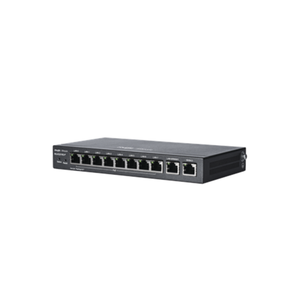 Router Balanceador PoE Cloud 10 puertos gigabit (8 puertos PoE)