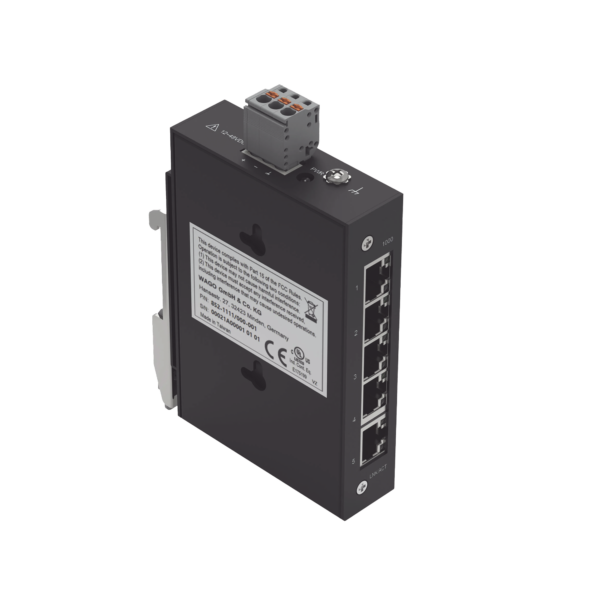 INDUSTRIAL ECO SWITCH 5 PUERTOS 1000 BASE-T NEGRO