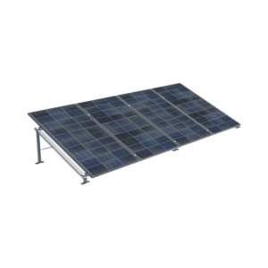 Montaje de piso de Alta Resistencia para Instalación de 4 Paneles Solares de hasta 1300 x 2400 mm (Revisar módulos compatibles)