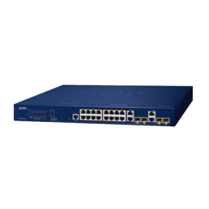 Switch Administrable PoE  Capa 2 de 16 Puertos 10/100/1000 Mbps 802.3af/at