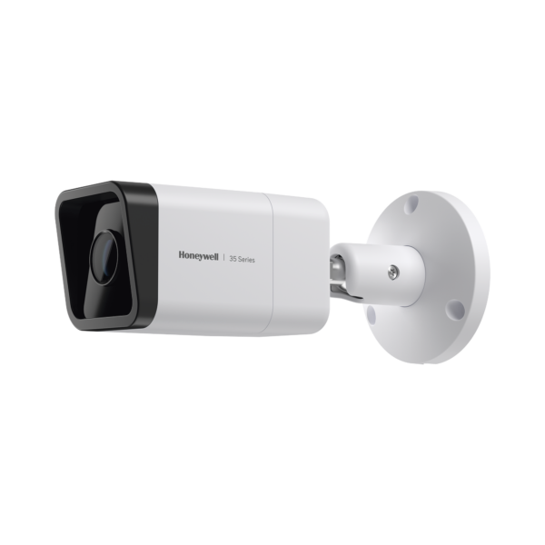 Bala IP 5 Megapixel / Lente Mot. 2.7 a 13.5 mm / 60 mts IR /  Ultra Baja Iluminación / IP67 / H.265 / IA (Filtro de Humanos y Vehiculos) / Merodeo / Conteo de Personas / PoE / Audio y Alarmas I/O / ONVIF / NDAA / Serie 35 / Honeywell Security