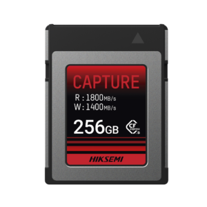 Memoria CFexpress tipo B / Clase 10 de 256 GB / Especializada para Cámaras de Fotografía y Video  / 1800 MB/s Lectura / 1400 MB/s Escritura