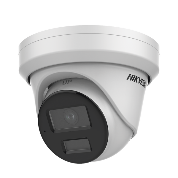 Turret IP 6 Megapixel  / Lente 2.8 mm / 40 mts IR / Exterior IP67 / Micrófono Integrado / DARKFHGITER / PoE / Alarmas y Audio I/O / ONVIF / Micro SD / 4 Analíticos: AcuSense