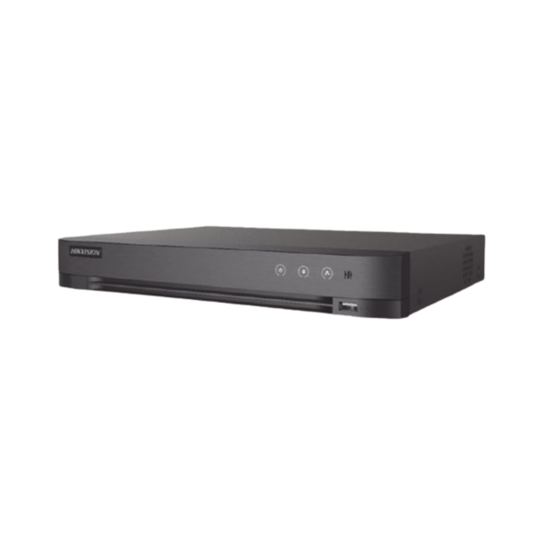 DVR 4 Canales TURBOHD + 4 Canales IP / 8 Megapixel (4K) / Audio por Coaxitron / ACUSENSE / Reconocimiento Facial / 1 Bahía de Disco Duro / Salida de Video en Full HD / H.265+