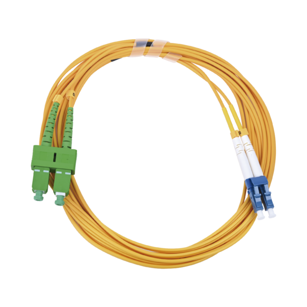 Jumper de Fibra Óptica Monomodo 9/125 LC/UPC-SC/APC