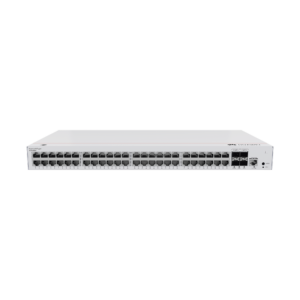 Switch de Acceso Gigabit Administrable PoE Capa 2 / 48 puertos 10/100/1000 Mbps (PoE) / 4 Puertos 1GE SFP Uplink / ERPS / IMGP Snooping / DHCP Snooping / PoE Perpetuo / 380W / Administración Nube Gratis