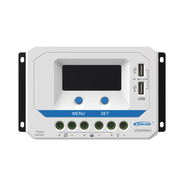 Controlador Solar de Carga PWM 12/24/36/48 V 30 A