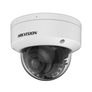 Domo IP 4 Megapixel / Lente Motorizado 2.7 - 13.5 mm / Dual Light (40 mts IR + 40 mts Luz Blanca ) / Exterior IP67  / WDR 130 dB / PoE + / AcuSense / MicroSD