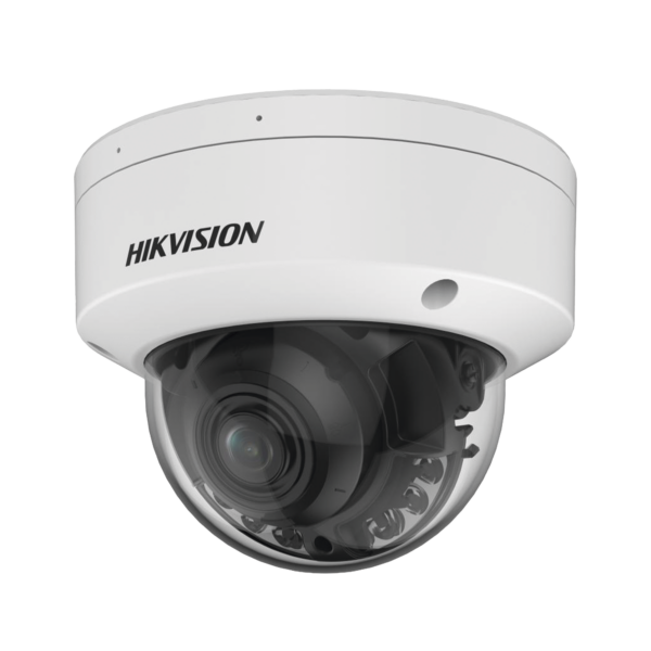 Domo IP 4 Megapixel / Lente Motorizado 2.7 - 13.5 mm / Dual Light (60 mts IR + 60 mts Luz Blanca ) / Exterior IP67  / WDR 130 dB / PoE + / AcuSense / MicroSD