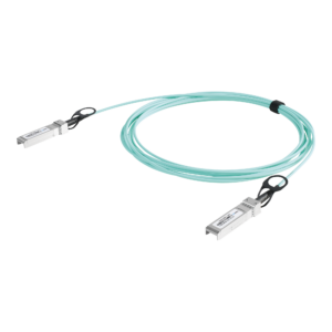 Cable AOC SFP+ de 1&10 Gbps a 1&10 Gbps / Cable de fibra óptica Activo / Longitud: 10 metros