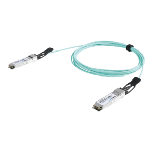 Cable AOC QSFP+ de 40 Gbps a 40 Gbps / Cable de fibra óptica Activo / Longitud: 1 metro