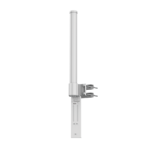 Antena Omnidireccional de 360° AirMetro con 13 dBi en Banda 5Ghz (5150-5850 Mhz) Slant 90° Compatibilidad Multi-Marca para enlaces Multipunto