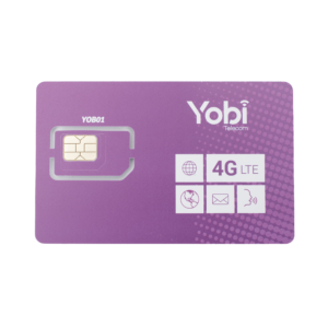 SIM SYSCOM 10GB mensual para dispositivos móviles 3G/4G (YOBI) 1 año de servicio (solo datos)