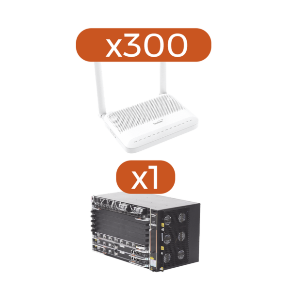 Kit 300 ONT´s HG6145D2 + 1 OLT AN6000-7