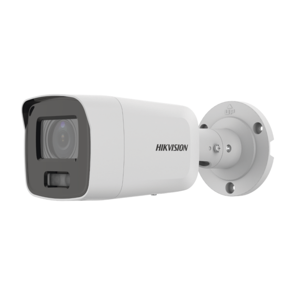 Bala IP 8 Megapixel (4K) / Imagen a Color 24/7 / Lente 2.8 mm / Luz Blanca 40 mts / Exterior IP67 / WDR 130 dB / Entrada y Salida de Audio y Alarma / Captura Facial / ONVIF / Micro SD / Micrófono Integrado