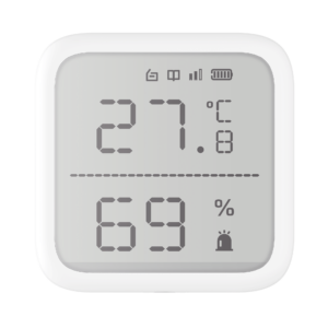 (AX PRO) Detector de Temperatura y Detector de Humedad Inalámbrico / 2.7" de Tamaño / Uso en Interior / Rango de Detección desde  -35°C hasta 99°C