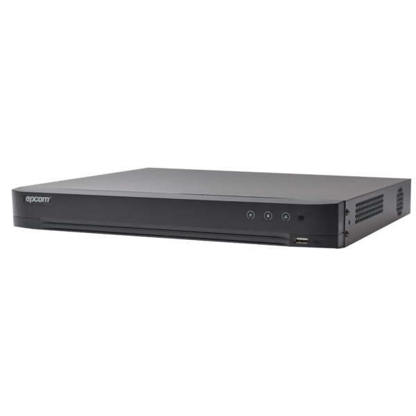 DVR 4 Megapixel / 4 Canales TURBOHD + 2 Canales IP / 1 Bahía de Disco Duro / 1 Canal de Audio / Vídeoanálisis