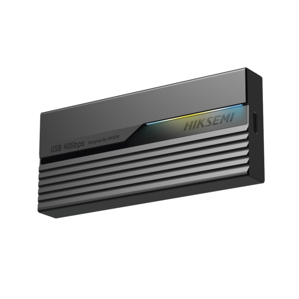 Carcasa para SSD M.2 (Enclosure) / Conector USB-C / RGB / Hasta  40 Gbps