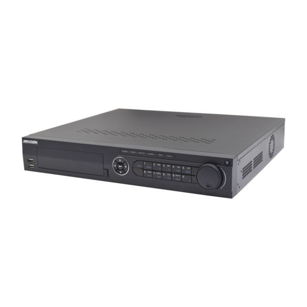 DVR 16 Canales TurboHD + 8 Canales IP / 3K/5MP / Audio por Coaxitron / Acusense / 4 Bahías de Disco Duro / Videoanalisis / 16 Entradas de Alarma