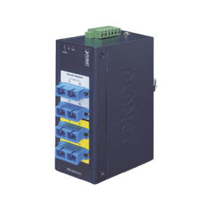 Switch Industrial Bypass de Fibra Optica Multimodo con Conector SC de 2 Canales