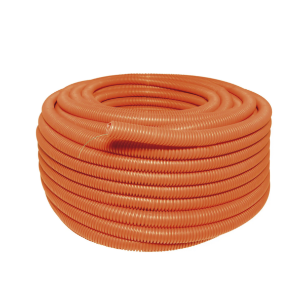 Manguera flexible Reforzada 3/4" x 50 m /Polietileno Alta Densidad HDPE/ Con guía /Resistente a Intemperie.