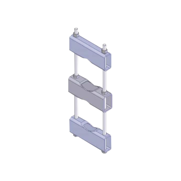 Herraje Sencillo de Montaje para Antena o Mástil con diámetros de 5 pulg. (8.89-14.13 cm.).