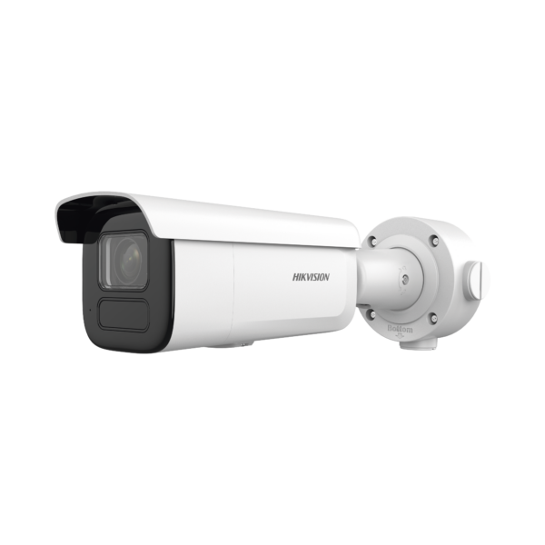 Bala IP 6 Megapixel / Lente Mot. 2.7 a 13.5 mm / 60 mts IR EXIR / Exterior IP67 / IK10 / DARKFIGHTER / PoE+ / Micro SD / Audio y Alarmas I/O / 4 Analíticos: AcuSense