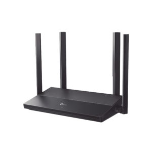 Router WiFi 6 AX 1500 Mbps / MU-MIMO 2X2 y OFDMA / 1 Puerto WAN 10/100/1000 Mbps / 3 Puertos LAN 10/100/1000 Mbps / 4 Antenas Beamforming / Seguridad WiFi WPA3