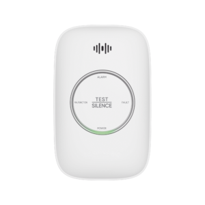 (HikFire) Detector de Gas Natural Metano (CH4) / Alarma Temprana / Registro de Eventos / Salida para cierre de Válvula y/o  activación de Ventilador / Protección IP30 / Alarma de 70dB a 115dB a 1 metro de distancia