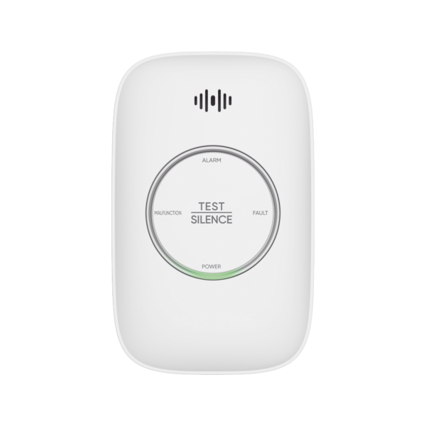 (HikFire) Detector de Gas Natural Metano (CH4) / Alarma Temprana / Registro de Eventos / Salida para cierre de Válvula y/o  activación de Ventilador / Protección IP30 / Alarma de 70dB a 115dB a 1 metro de distancia