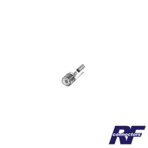 Conector UHF hembra (SO-239) de anillo plegable para cable RG-58/U