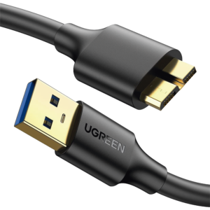 Cable Adaptador USB-A 3.0 a Micro USB 3.0 / 0.5 Metros / Carga y Sincronización de Datos / Velocidad de hasta 5 Gbps / Blindaje Interior Múltiple / Núcleo de Cobre Estañado de 22 AWG / Compatibilidad Universal.