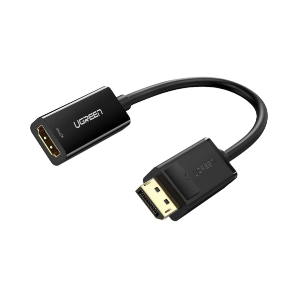 Convertidor DisplayPort a HDMI 4K| 3D | HDR | Blindaje interno | Botón Liberador | Carcasa de ABS | Plug & Play | CE