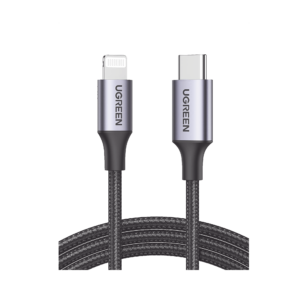 Cable USB-C a Lightning | 1 Metro | Certificado MFi | Carga Rápida 60W | 480 Mbps | Conector C94 | Adecuado para iPhone