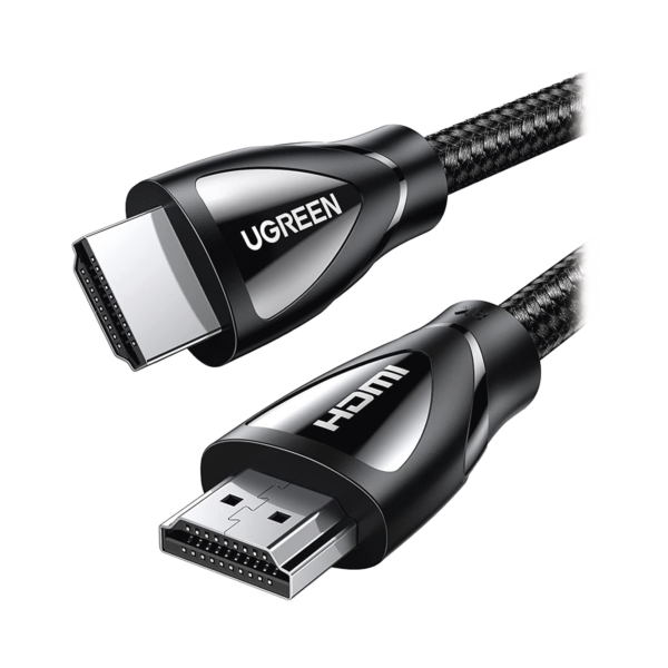 Cable HDMI 2.1 de Nylon Trenzado / 3 Metros / 8K@60Hz/4K@120Hz / eARC (Canal de Retorno de Audio / HDR10+ / VVR / HEC (Canal Ethernet HDMI) / ALLM / 3D / Dolby Atmos / Dolby Visión / 48 Gbps / Mayor Duración.