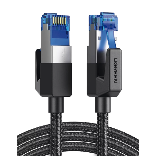 Cable Ethernet Cat8 CLASS?F/FTP Redondo con Malla de Nylon 1 Metro