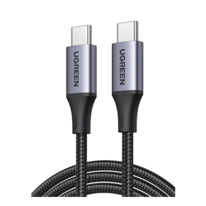 Cable USB-C a USB-C | 2 Metros | Potencia de Carga 240W | 48V/5A | PD3.1 /3.0 | 480 Mbps | Chip E-Market | Carcasa de Aluminio | Nylon Trenzado.