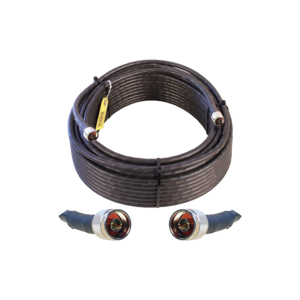 Jumper Coaxial con Cable Wilson-400 | Conector N Macho en los extremos | 30.48 metros de longitud.