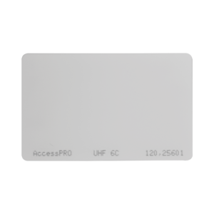 Tag UHF tipo Tarjeta para lectoras de largo alcance 900 MHZ / EPC GEN 2 / ISO 18000 6C / No imprimible / NO incluye porta tarjeta
