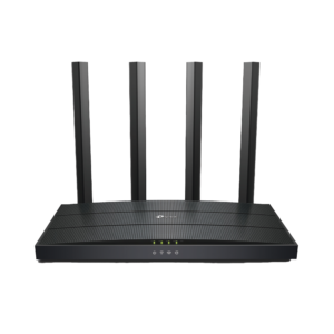 Router WiFi 6 AX 1500Mbps / MU-MIMO 2X2 y OFDMA / 1 Puerto WAN 10/100/1000 Mbps / 3 Puertos LAN 10/100/1000 Mbps / 4 Antenas / Conexión Inalámbrica OneMesh