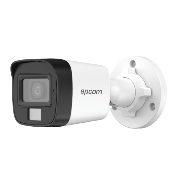 [Dual Light + ColorVu] Bala TURBOHD 3K (5 Megapixel) / Lente 2.8 mm / 30 mts IR + 20 mts Luz Blanca / Gran Angular 104.9° / Exterior IP67 / Micrófono Integrado / dWDR / 4 Tecnologías / Metal