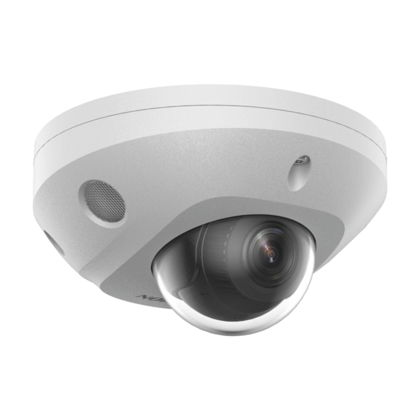 [Dual Light + 2 Micrófonos Integrados] Mini Domo IP 6 Megapixel / Lente 2.8 mm / 30 mts Luz Blanca + 30 mts IR / ACUSENSE / Exterior IP67 / IK8 /  WDR 120 dB / PoE / ONVIF / Micro SD / ACUSEARCH