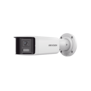 [PROTECCIÓN ACTIVA] Bala IP 4 Megapixel / 2 Lentes de Lente 2.8 mm (Imagen Panorámica 180°) / 40 mts IR / Exterior IP67 / Luz Intermitente y Alerta de Audio / Audio Bidireccional / ACUSENSE / WDR 120 dB / Micro SD