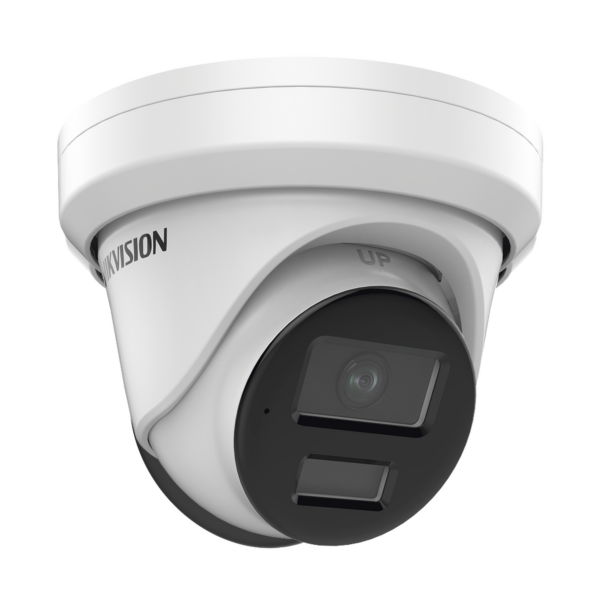 Turret IP 4 Megapixel / Lente 2.8 mm / 40 mts IR / Exterior IP67 / DARKFIGHTER / Audio y Alarma I/O / PoE / ONVIF / Micro SD / 4 Analíticos: AcuSense