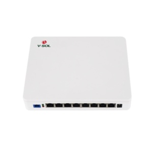 ONU Dual EPON/GPON / 8 Puertos PoE 802.3at Gigabit / Wi-Fi Doble banda 2.4 y 5 GHz /  1 Puerto SC/UPC