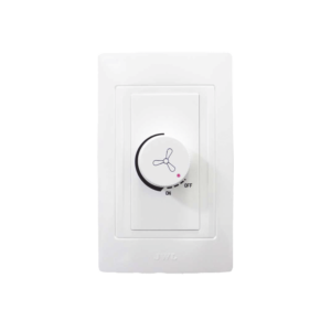 Dimmer Rotativo para Ventilador / 300 W 127 V CA / Color Blanco.